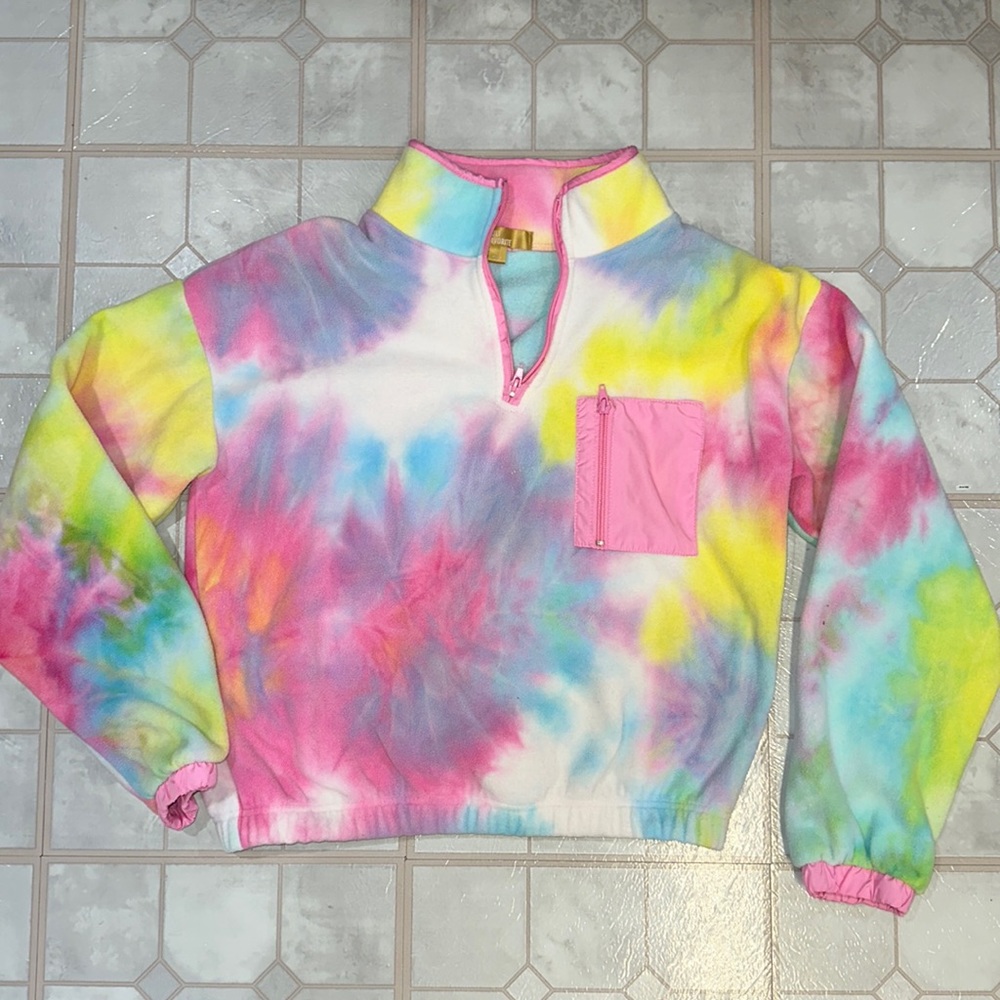 Tie Die Sweater-Jacket